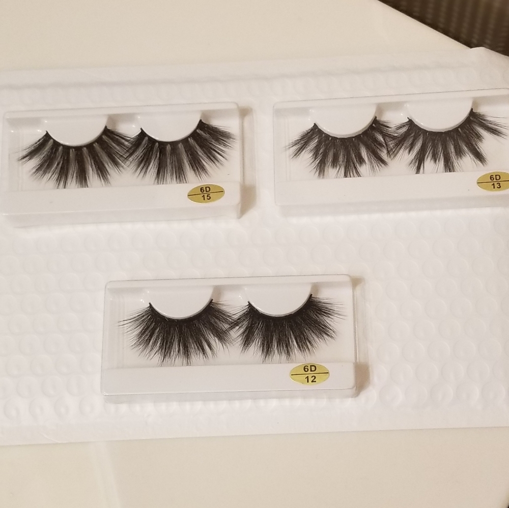 25 MM lashes 6D bundle. 3 for $20